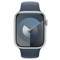 Apple Sport Band für die Apple Watch Series 1 bis 10 / SE / Ultra (2) (44/45/46/49 mm) - Größe M/L - Storm Blue