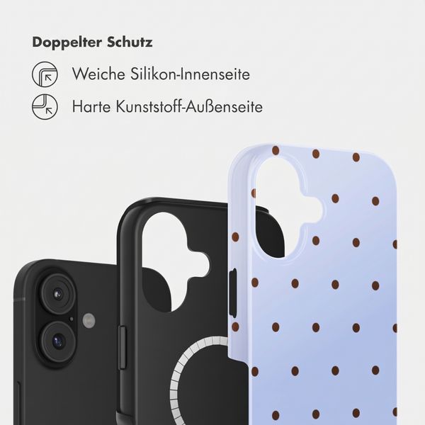 Selencia Vivid Rückabdeckung mit MagSafe Apple iPhone 17 - Happy Dots Digital Sky