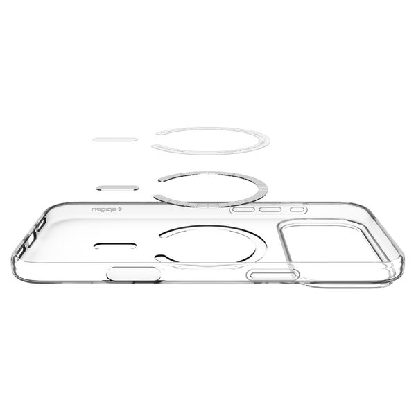 Spigen Liquid Crystal MagSafe Backcover Apple iPhone 18 Pro / 17 Pro - Clear / White