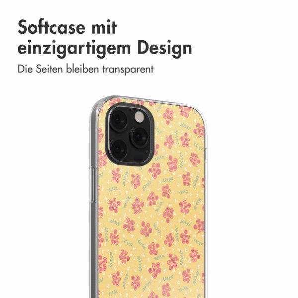 imoshion  Design Hülle für das iPhone 12 (Pro) - Sunny Yellow Petite Flowers