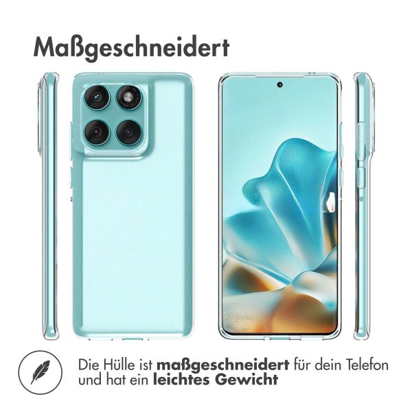 Accezz Clear TPU Backcover Motorola Edge 60 Fusion - Transparent