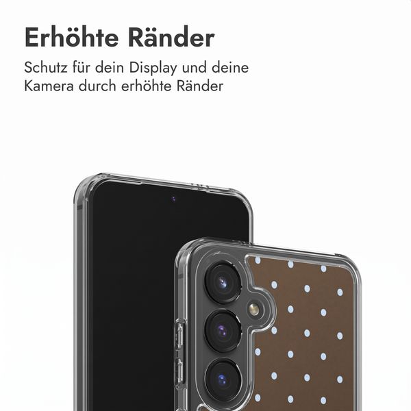imoshion Design Hülle Samsung Galaxy S24 - Polka Dot Bruin