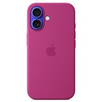 Apple Silikon-Case MagSafe für das Apple iPhone 16 - Fuchsia