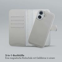 Selencia Olyn Abnehmbare Bookcase mit MagSafe Apple iPhone 17 - Grau