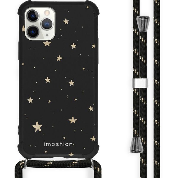 imoshion Design Hülle mit Band für das iPhone 11 Pro Max - Stars Gold
