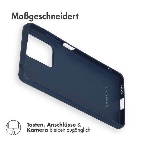 imoshion Color TPU Hülle für das Xiaomi Redmi Note 12 Pro Plus - Dunkelblau