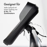 imoshion Fahrradhalter Spritzwassergeschützt - mit Sonnenblende - Schwarz