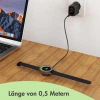 imoshion Ladestation für die Garmin Smartwatch | USB-A-Ladekabel - 0,5 Meter - Schwarz