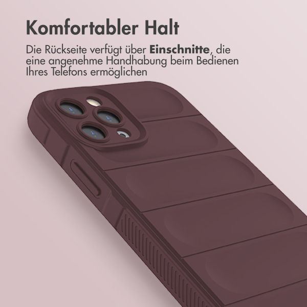 imoshion EasyGrip Back Cover für das iPhone 11 Pro - Aubergine