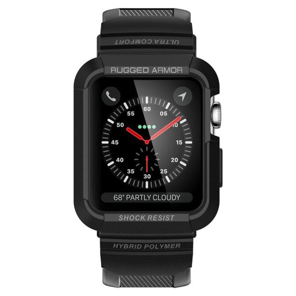 Spigen Rugged Armor™ Pro Case für die Apple Watch 42 mm - Schwarz