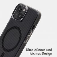 Accezz Lite Backcover mit MagSafe | Fluted | Apple iPhone 14 - Schwarz