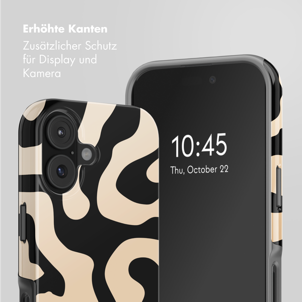 Selencia Vivid Rückabdeckung mit MagSafe Apple iPhone 17 - Art Wave Black
