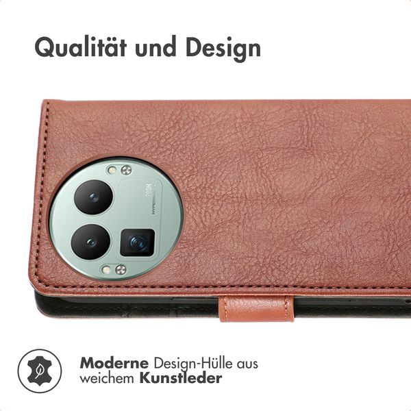 imoshion Luxuriöse Klapphülle Realme GT 8 Pro - Braun