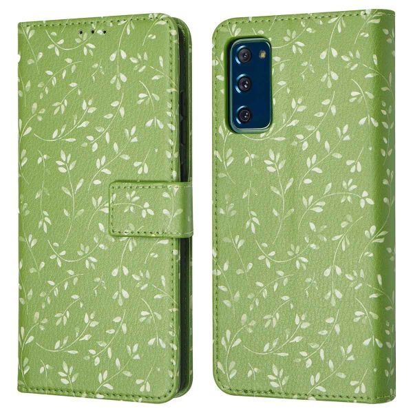 imoshion ﻿Design Klapphülle für das Samsung Galaxy S20 FE - Green Flowers