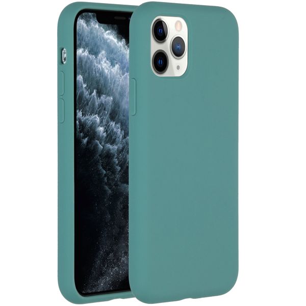 Accezz Liquid Silikoncase Dunkelgrün für das iPhone 11 Pro