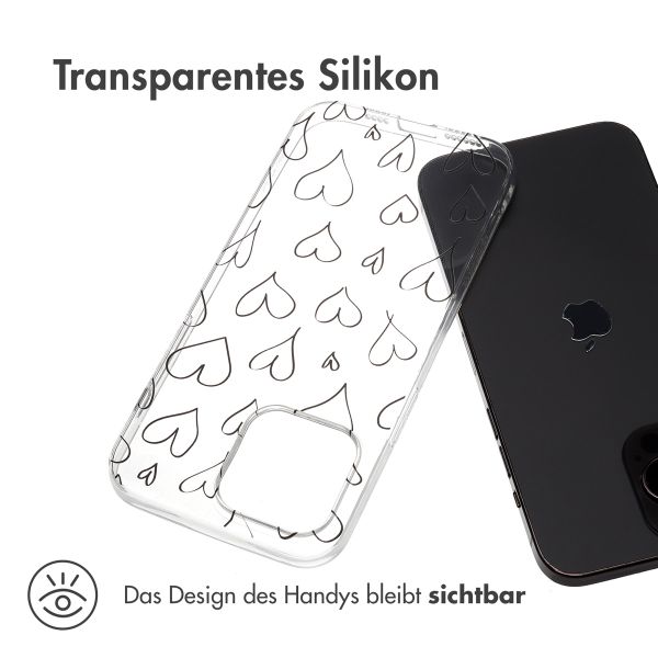imoshion Design Hülle Apple iPhone 15 Pro Max - Hearts