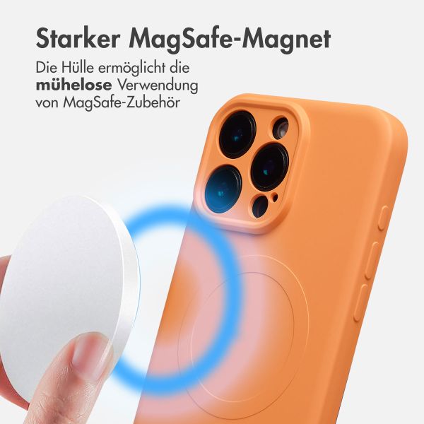 imoshion Color Back Cover mit MagSafe Apple iPhone 16 Pro Max - Neon Orange