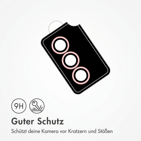imoshion 2er-Pack Objektivschutz für Kamera für das Samsung Galaxy S26 / S26 Plus - Pink Gold