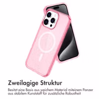 imoshion Sparkle Back Cover mit MagSafe Apple iPhone 15 Pro - Glitzer Rosa