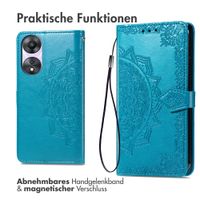 imoshion Mandala Klapphülle Oppo A58 - Türkis