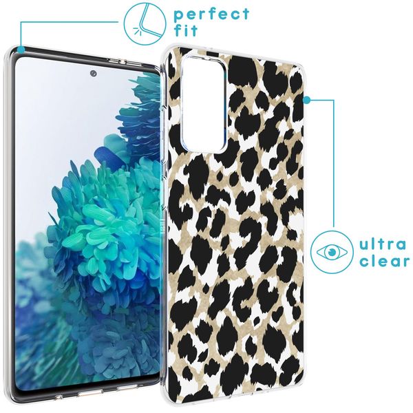 imoshion Design Hülle für das Samsung Galaxy S20 FE - Leopard / Schwarz