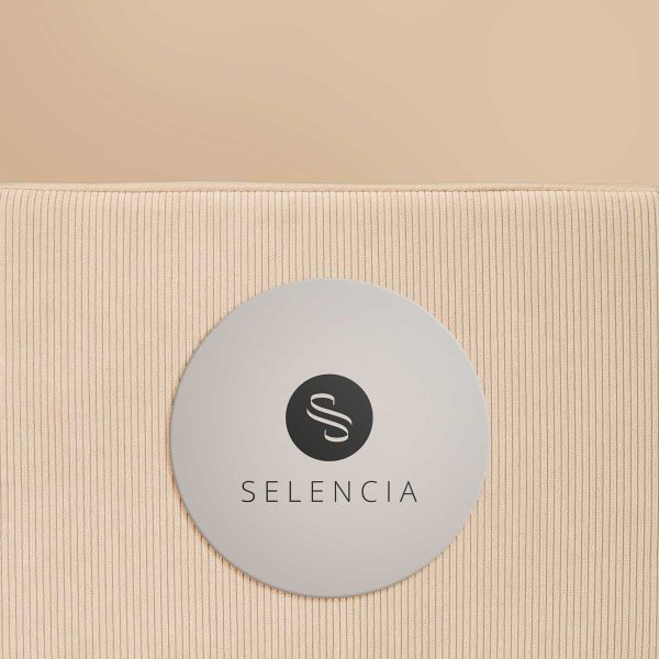 Selencia Cord Laptop Hülle 13-14 Zoll - Laptop Sleeve - Beige