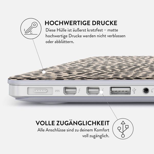 Burga Hardshell Hülle für das MacBook Pro 13 Zoll (2020 / 2022) - A2289 / A2251 / A2338 - Almond latte