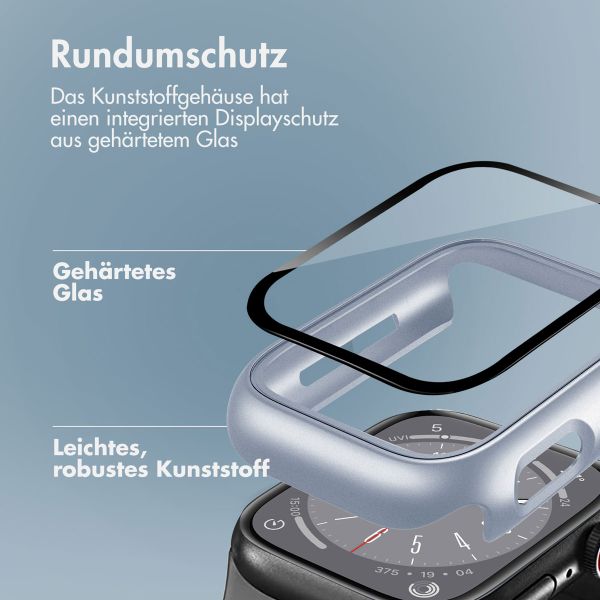 imoshion Full Cover Hard Case Apple Watch 7 / 8 / 9 - 45 mm - Silber