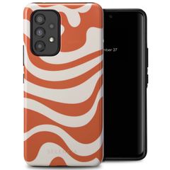 Selencia Vivid Back Cover Samsung Galaxy A53 - Dream Swirl Orange