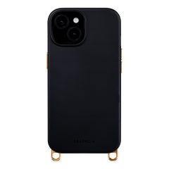 Selencia Rivièra Backcover mit MagSafe mit abnehmbaren Haken Apple iPhone 15 - Velvet Black