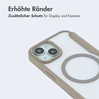 imoshion Transparente Bookcase mit MagSafe Apple iPhone 15 - Beige