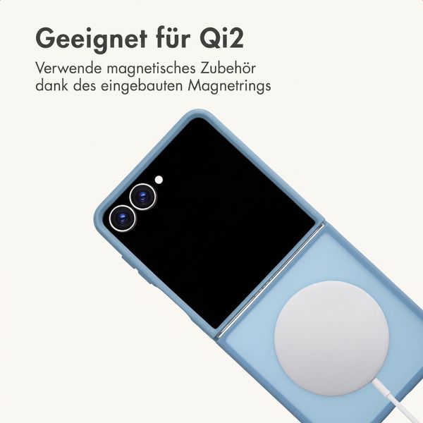 imoshion Color Guard Back Cover mit MagSafe Samsung Galaxy Z Flip 8 - Hellblau