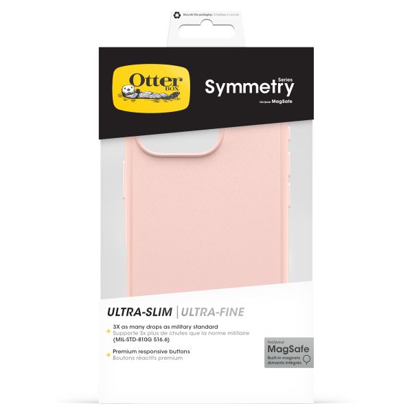 OtterBox Symmetry Case MagSafe für das iPhone 16 - Ballet Shoes Rose