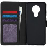 imoshion Luxuriöse Klapphülle Nokia 5.3 - Schwarz