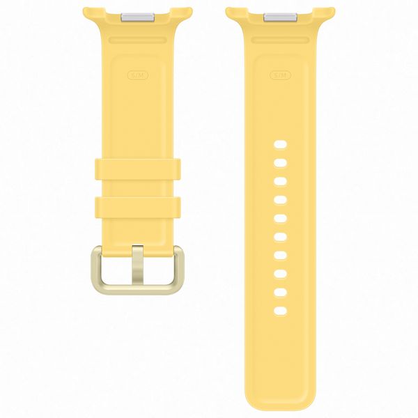 Samsung Original Sportarmband für  Samsung Galaxy Watch 9 (40/44mm) / Watch 8 (40/44mm) / Classic (46mm) - Größe S/M - Gelb