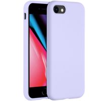 Accezz Liquid Silikoncase Lila für das iPhone SE (2022 / 2020) / 8 / 7