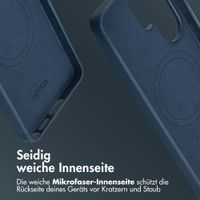 Accezz MagSafe Leather Backcover Samsung Galaxy S26 Ultra - Nightfall Blue
