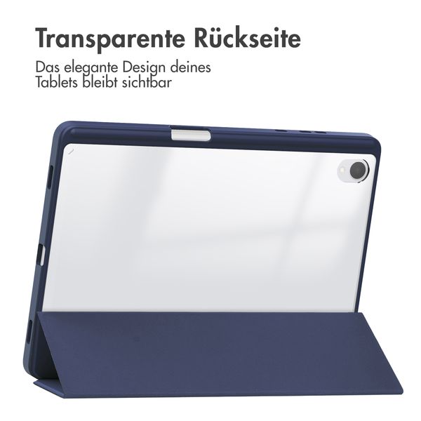 imoshion Trifold Hardcase Klapphülle Samsung Galaxy Tab S11 - Dunkelblau