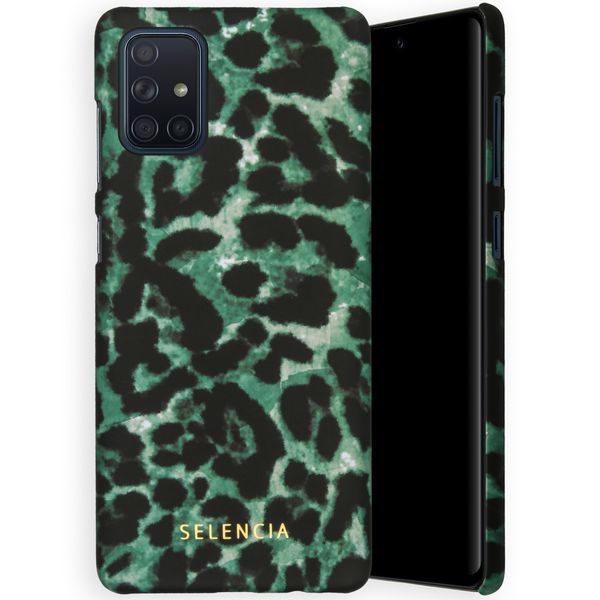 Selencia Maya Fashion Backcover Samsung Galaxy A71 - Green Panther