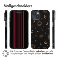 imoshion Design Hülle Apple iPhone 15 - Sky Black Transparent