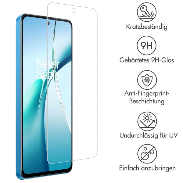 Accezz Screen Protector aus gehärtetem Glas OnePlus Nord CE 4 Lite 5G