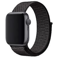 Apple Nike Sport Loop Band für Apple Watch Series 1-9 / SE - 38/40/41 mm / Series 10 - 42 mm - Schwarz