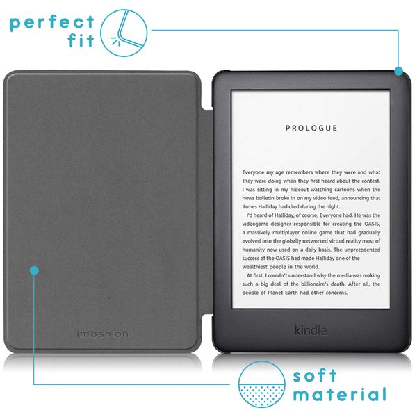 imoshion Slim Hard Case Klapphülle Amazon Kindle 10 - Schwarz