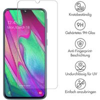 Selencia Displayschutz aus gehärtetem Glas Samsung Galaxy A40