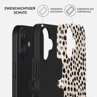 Burga Tough Back Cover für das Apple iPhone 16 - Almond Latte