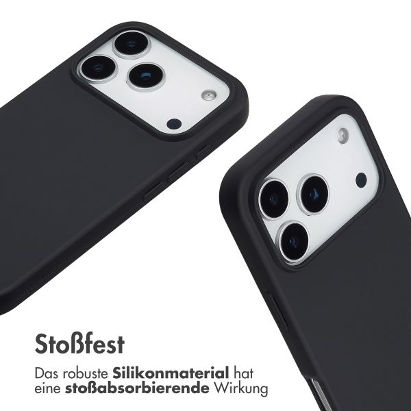imoshion SilikonHülle mit Band Apple iPhone 17 Pro - Schwarz