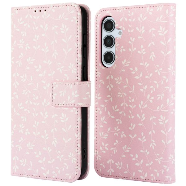 imoshion Design Klapphülle Samsung Galaxy A35 - Pink Bazaar Flowers