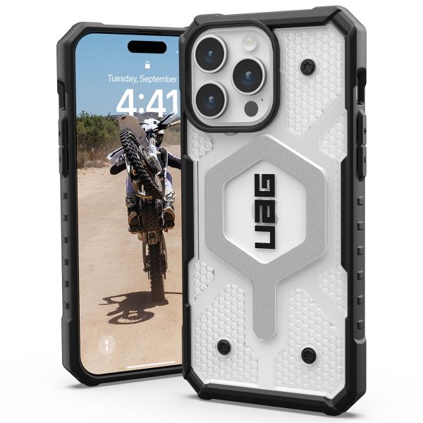 UAG Pathfinder Case MagSafe für das iPhone 15 Pro Max - Ice