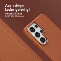 Accezz MagSafe Leather Backcover Samsung Galaxy S26 Ultra - Sienna Brown