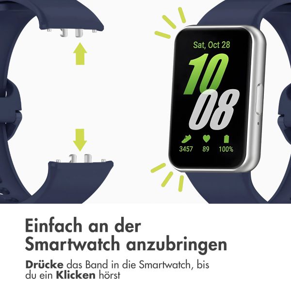 imoshion Silikonband für das Samsung Galaxy Fit 3 - Dunkelblau